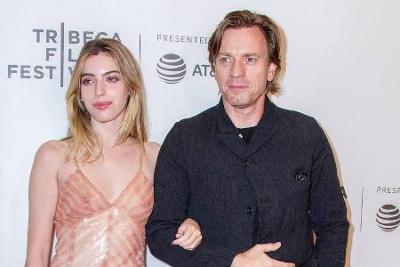 Clara und Ewan McGregor im April 2018 bei einer Film-Premiere in New York Clara und Ewan McGregor im April 2018 bei einer Film-Premiere in New York
