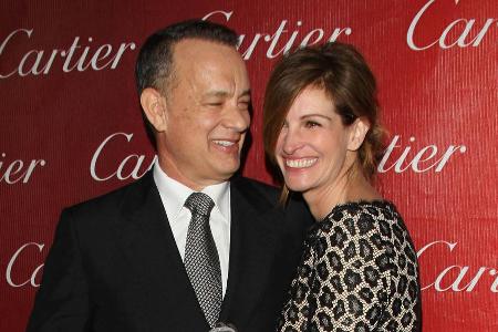 Die Hollywood-Größen Tom Hanks und Julia Roberts verbindet eine jahrelange Freundschaft Die Hollywood-Größen Tom Hanks und Julia Roberts verbindet eine jahrelange Freundschaft
