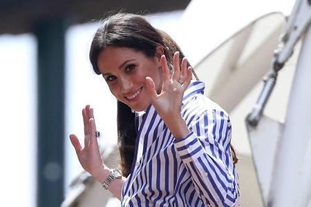 Meghan Markle beim Finale der Frauen in Wimbledon Meghan Markle beim Finale der Frauen in Wimbledon