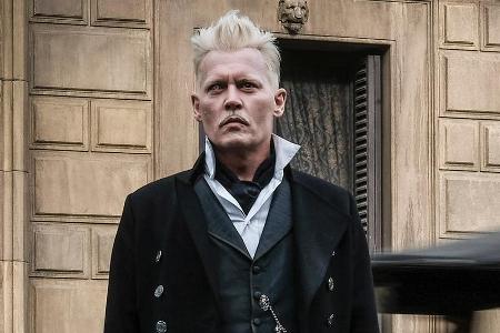 Johnny Depp als Gellert Grindelwald in Johnny Depp als Gellert Grindelwald in