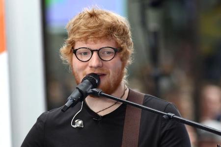 Ed Sheeran während eines Auftritts in New York Ed Sheeran während eines Auftritts in New York
