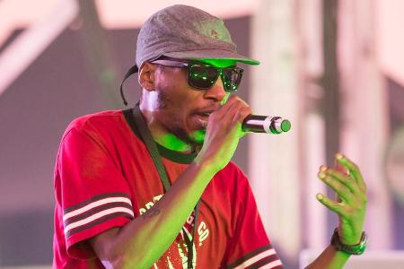 Del tha Funkee Homosapien bei einem Auftritt Del tha Funkee Homosapien bei einem Auftritt