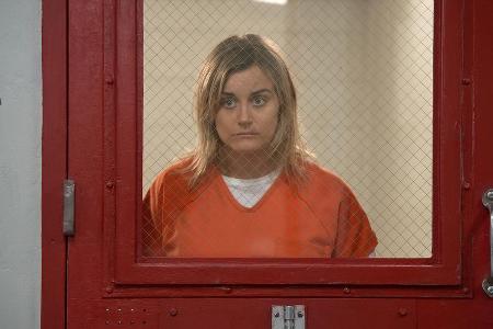 Taylor Schilling als Piper Chapman in Staffel sechs von Taylor Schilling als Piper Chapman in Staffel sechs von
