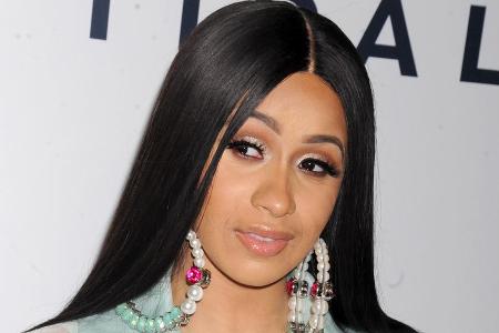 Rapperin Cardi B bei einem Benefiz-Konzert in New York Rapperin Cardi B bei einem Benefiz-Konzert in New York