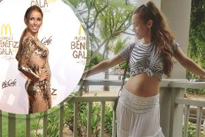 Annemarie Carpendale: Sexy Urlaubsfoto mit blankem Babybauch
