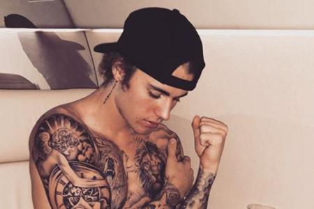 Justin Bieber kommentiert das Bild mit Justin Bieber kommentiert das Bild mit