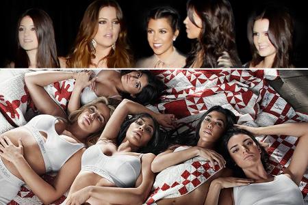 V.l.n.r.: Khloé, Kylie, Mutter Kris Jenner, Kourtney, Kim und Kendall V.l.n.r.: Khloé, Kylie, Mutter Kris Jenner, Kourtney, Kim und Kendall