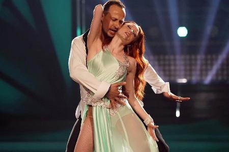 Barbara Meier und Sergiu Luca bei 