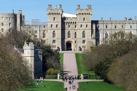 Ein Teil der Route für die Prozession zur Hochzeit von Prinz Harry und Meghan Markle Ein Teil der Route für die Prozession zur Hochzeit von Prinz Harry und Meghan Markle