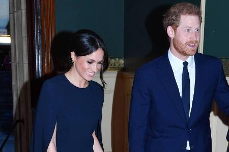 Meghan Markle und Prinz Harry am Samstagabend in der Royal Albert Hall in London Meghan Markle und Prinz Harry am Samstagabend in der Royal Albert Hall in London