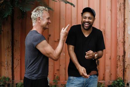 Liegen musikalisch durchaus auf einer Wellenlänge: Sting und Shaggy Liegen musikalisch durchaus auf einer Wellenlänge: Sting und Shaggy