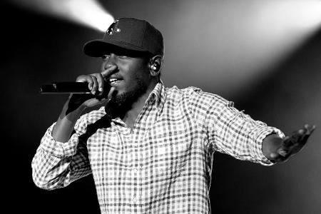 Kendrick Lamar bei einem Auftritt in Spanien Kendrick Lamar bei einem Auftritt in Spanien