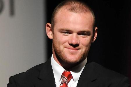 Wayne Rooney scheint fest von seinem Gesangstalent überzeugt zu sein Wayne Rooney scheint fest von seinem Gesangstalent überzeugt zu sein