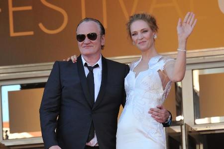 Auf den roten Teppichen dieser Welt präsentieren sich Uma Thurman und Quentin Tarantino stets sehr innig miteinander Auf den roten Teppichen dieser Welt präsentieren sich Uma Thurman und Quentin Tarantino stets sehr innig miteinander