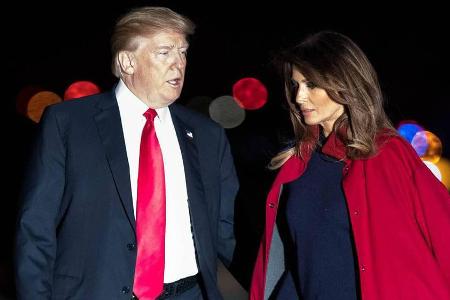 Donald und Melania Trump auf dem Weg nach Mar-a-Lago Donald und Melania Trump auf dem Weg nach Mar-a-Lago