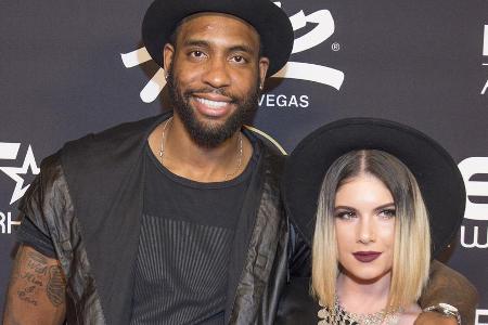 Sängerin Leah LaBelle und der ehemalige NBA-Spieler Rasual Butler bei einem Auftritt in Las Vegas Sängerin Leah LaBelle und der ehemalige NBA-Spieler Rasual Butler bei einem Auftritt in Las Vegas