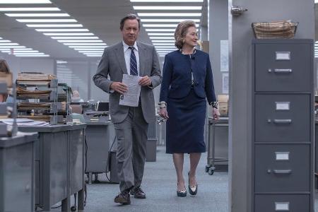 Tom Hanks als Ben Bradlee und Meryl Streep als Kay Graham in Tom Hanks als Ben Bradlee und Meryl Streep als Kay Graham in