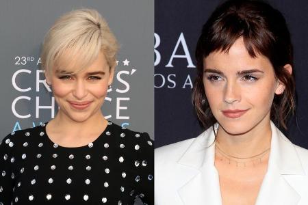 Emilia Clarke (l.) und Emma Watson sind nur zwei der zahlreichen Frauen, die den offenen Brief unterschrieben haben Emilia Clarke (l.) und Emma Watson sind nur zwei der zahlreichen Frauen, die den offenen Brief unterschrieben haben