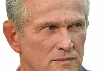 Zieht auch mal eine ernste Miene auf: Jupp Heynckes Zieht auch mal eine ernste Miene auf: Jupp Heynckes