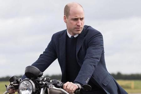 Macht auch auf dem Motorrad eine gute Figur: Prinz William Macht auch auf dem Motorrad eine gute Figur: Prinz William