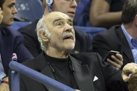 Seltener Anblick: Bei den US Open zeigte sich Sean Connery im August seit langem mal wieder in der Öffentlichkeit Seltener Anblick: Bei den US Open zeigte sich Sean Connery im August seit langem mal wieder in der Öffentlichkeit