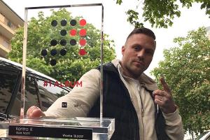 Rapper Kontra K erneut auf Platz eins