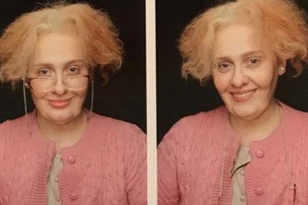 Viele Jahre gealtert, aber immer noch hübsch: Adele Viele Jahre gealtert, aber immer noch hübsch: Adele