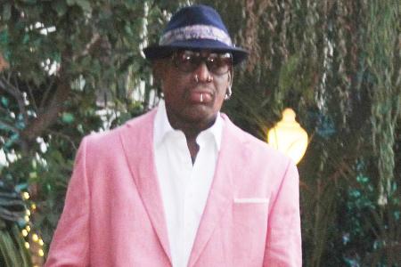 Dennis Rodman spielte zuletzt für die Dallas Mavericks Dennis Rodman spielte zuletzt für die Dallas Mavericks
