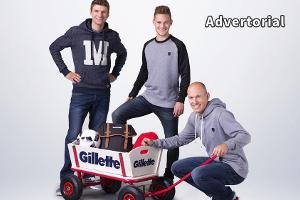 FC Bayern München-Stars werben für Gillette