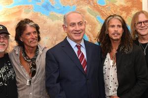 Kult-Schnute Steven Tyler zu Besuch bei Israels Netanjahu