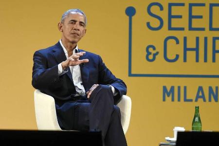 Barack Obama auf der Lebensmittel-Konferenz 