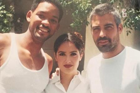 Salma Hayek, George Clooney und Will Smith Salma Hayek, George Clooney und Will Smith