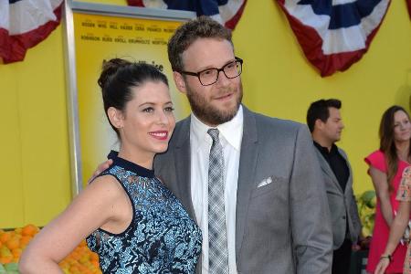 Seth Rogen mit seiner Frau Lauren Miller bei der Seth Rogen mit seiner Frau Lauren Miller bei der