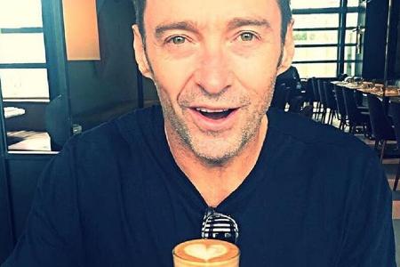 Hugh Jackman ist ein echter Kaffee-Genießer Hugh Jackman ist ein echter Kaffee-Genießer