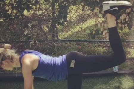 Supermodel Karolina Kurkova beim Workout Supermodel Karolina Kurkova beim Workout