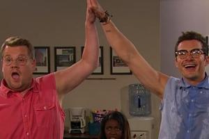 James Corden: Sexy Strip-Einlage mit Orlando Bloom