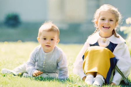 Oscar (links) und Estelle entzücken die Schweden Oscar (links) und Estelle entzücken die Schweden