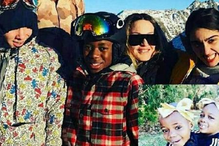 Dieses Muttertags-Bild hat Madonna auch gleich für den Vatertag zweitverwertet Dieses Muttertags-Bild hat Madonna auch gleich für den Vatertag zweitverwertet
