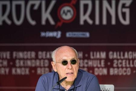 Grünes Licht für Rock am Ring: Veranstalter Marek Lieberberg bei der Pressekonferenz Grünes Licht für Rock am Ring: Veranstalter Marek Lieberberg bei der Pressekonferenz
