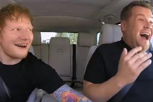 Ed Sheeran bei "Carpool Karaoke": Auf Tuchfühlung mit James Corden