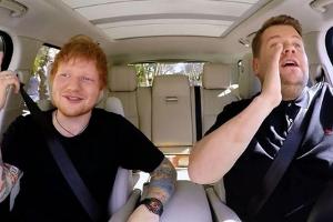 Endlich! Ed Sheeran bei James Cordens "Carpool Karaoke"