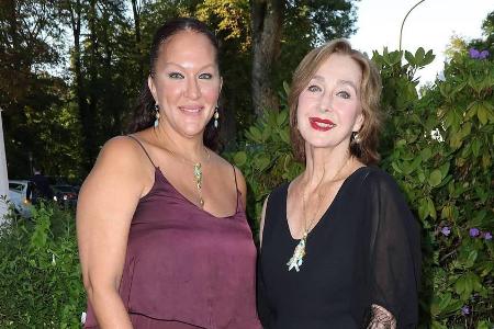 Allegra Curtis mit ihrer Mutter Christine Kaufmann im August 2016 in München Allegra Curtis mit ihrer Mutter Christine Kaufmann im August 2016 in München