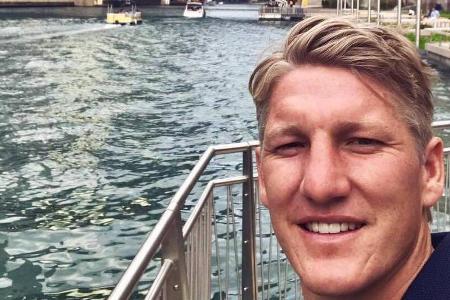 Bastian Schweinsteiger fühlt sich in Chicago sichtlich wohl Bastian Schweinsteiger fühlt sich in Chicago sichtlich wohl