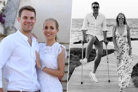 Auch bei diesem gemeinsamen Auftritt im November waren Manuel Neuer und seine Nina schon richtig Auch bei diesem gemeinsamen Auftritt im November waren Manuel Neuer und seine Nina schon richtig