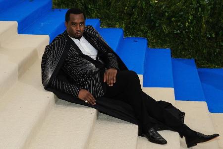 Starke Pose: P. Diddy bei der Met-Gala im Frühjahr Starke Pose: P. Diddy bei der Met-Gala im Frühjahr