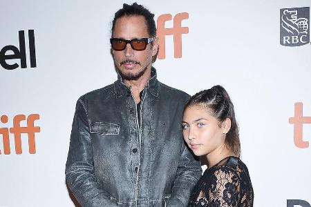 Chris Cornell mit seiner Tochter Toni im September 2016 beim Toronto International Film Festival Chris Cornell mit seiner Tochter Toni im September 2016 beim Toronto International Film Festival