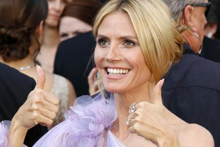Lächelt alle Kritik beiseite: Heidi Klum Lächelt alle Kritik beiseite: Heidi Klum