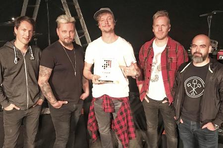 Sunrise Avenue mit dem Sunrise Avenue mit dem