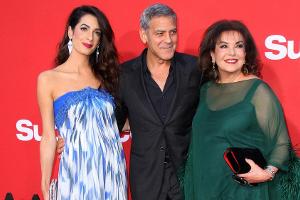 George Clooney: Mit Amal und Schwiegermama auf dem roten Teppich