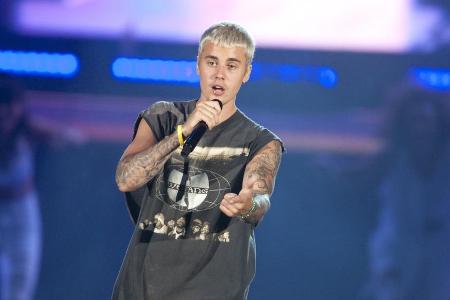 Justin Bieber bei einem seiner Konzerte Justin Bieber bei einem seiner Konzerte